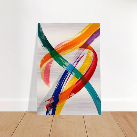 Da Vinci Abstract Wall art - Brushed Aluminum Print - 70x100 cm / 28x40″ - 