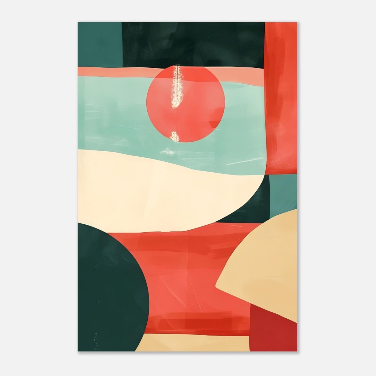 Da Vinci Abstract Wall art - Aluminum Print - 40x60 cm / 16x24″ - 