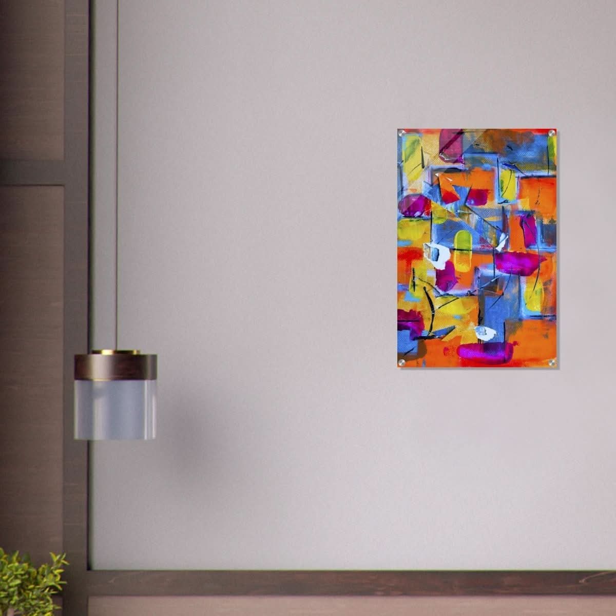 Da Vinci Abstract Wall Art - Acrylic Print - 50x75 cm / 20x30″ - 