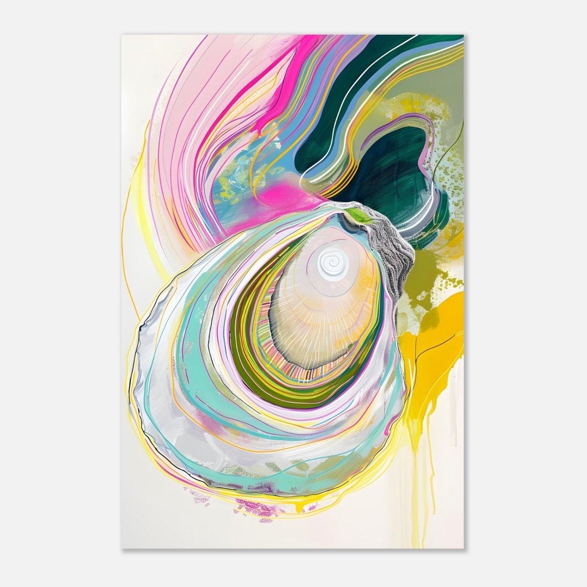 Da Vinci Abstract Wall Art - Aluminum Print - 30x45 cm / 12x18″ - 