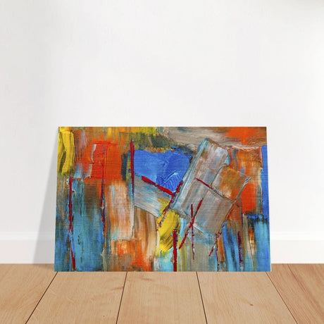 Da Vinci Abstract Wall art - Brushed Aluminum Print - 40x60 cm / 16x24″ - 