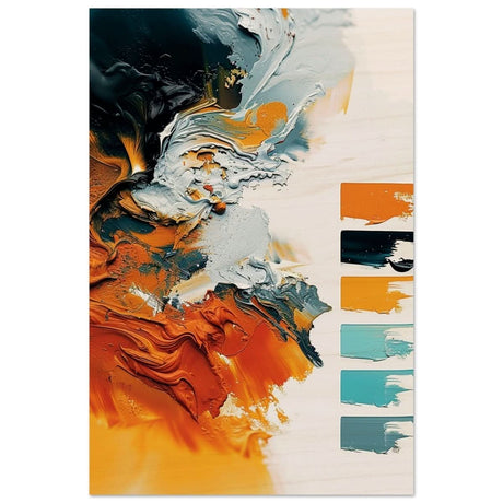 Da Vinci Abstract Wall art - Wood Prints - 60x90 cm / 24x36″ - 10 mm