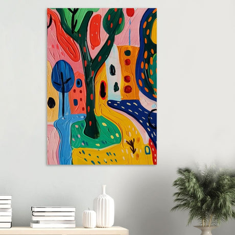 Da Vinci Abstract Wall art - Wood Prints - 70x100 cm / 28x40″ - 20 mm