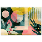 Da Vinci Abstract Wall Art - Brushed Aluminum Print - 70x100 cm / 28x40″ - 