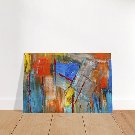 Da Vinci Abstract Wall art - Brushed Aluminum Print - 30x45 cm / 12x18″ - 