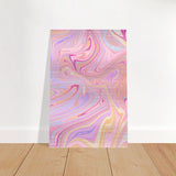 Da Vinci Abstract Wall Art - Brushed Aluminum Print - 50x75 cm / 20x30″ - 