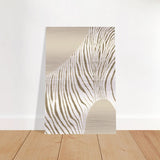 Da Vinci Abstract Wall art - Brushed Aluminum Print - 30x45 cm / 12x18″ - 
