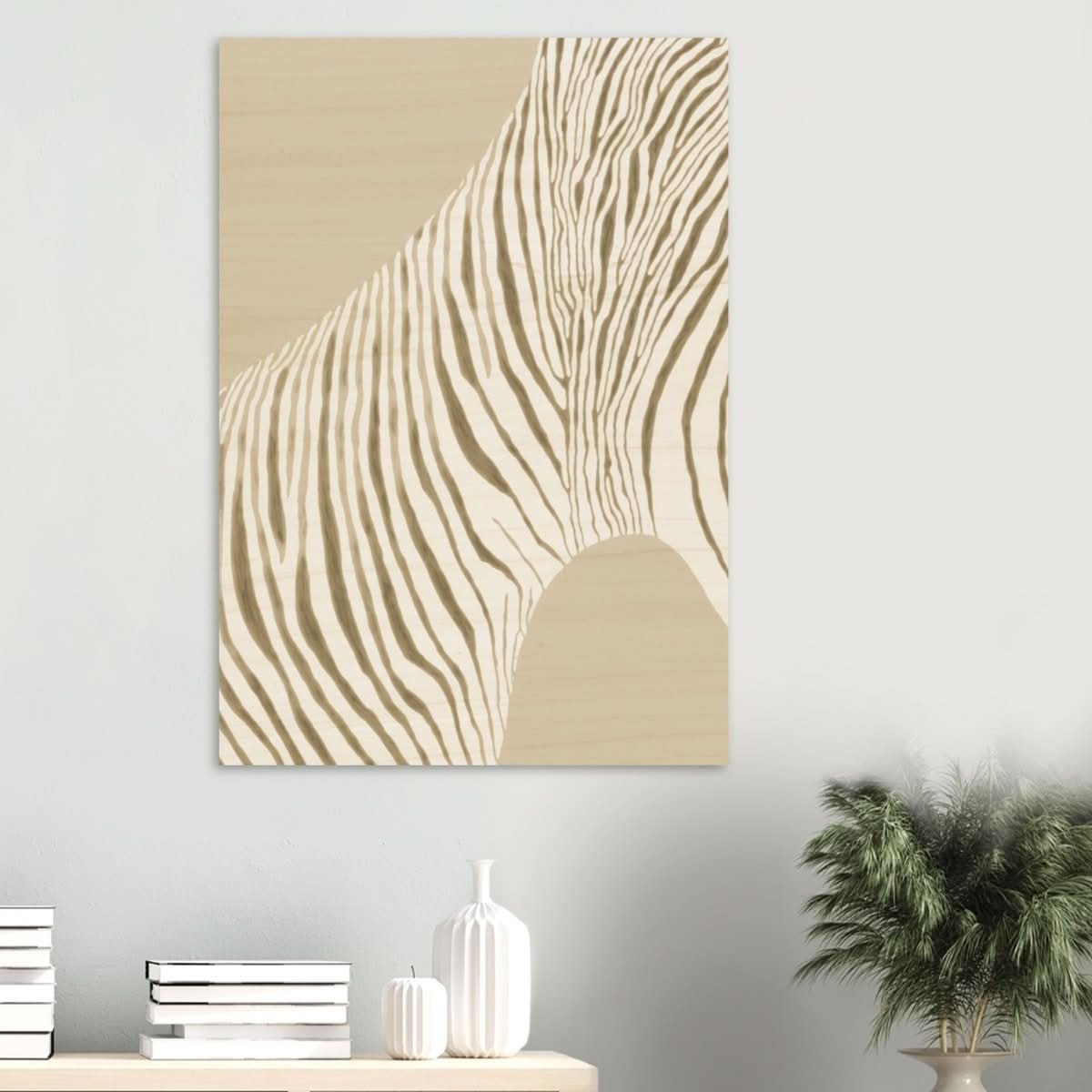 Da Vinci Abstract Wall art - Wood Prints - 70x100 cm / 28x40″ - 20 mm