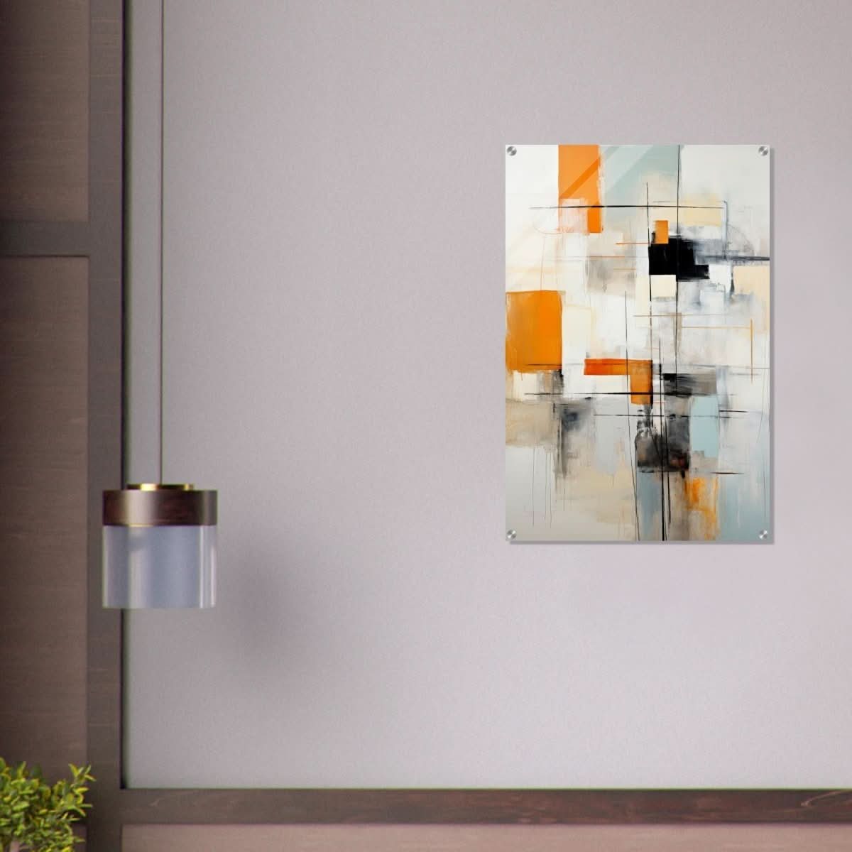 Da Vinci Abstract Wall Art - Acrylic Print - 60x90 cm / 24x36″ - 