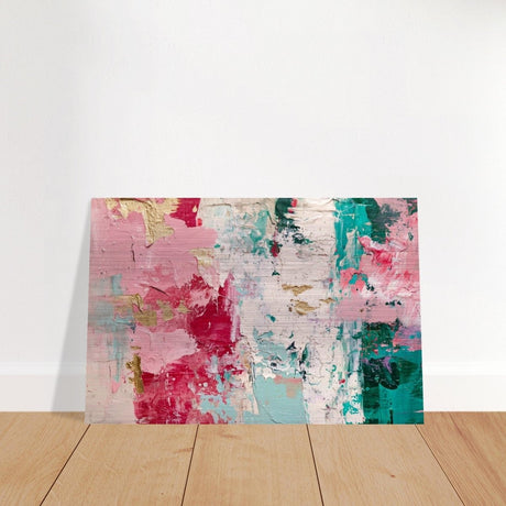 Da Vinci Abstract Wall Art - Brushed Aluminum Print - 60x90 cm / 24x36″ - 