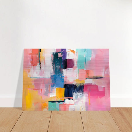 Da Vinci Abstract Wall art - Brushed Aluminum Print - 70x100 cm / 28x40″ - 
