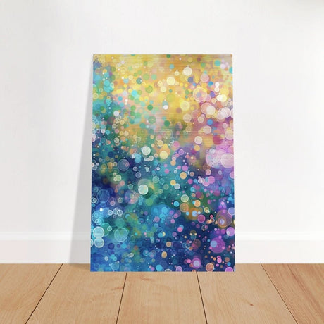 Da Vinci Abstract Wall art - Brushed Aluminum Print - 30x45 cm / 12x18″ - 