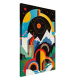 Da Vinci Abstract Wall Art - Canvas - 60x90 cm / 24x36″ - Slim