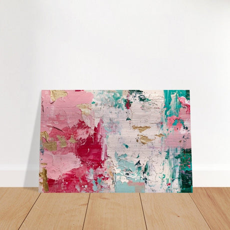 Da Vinci Abstract Wall Art - Brushed Aluminum Print - 30x45 cm / 12x18″ - 