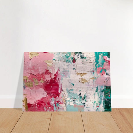 Da Vinci Abstract Wall Art - Brushed Aluminum Print - 30x45 cm / 12x18″ - 