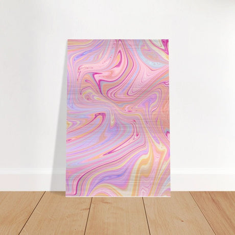 Da Vinci Abstract Wall Art - Brushed Aluminum Print - 40x60 cm / 16x24″ - 