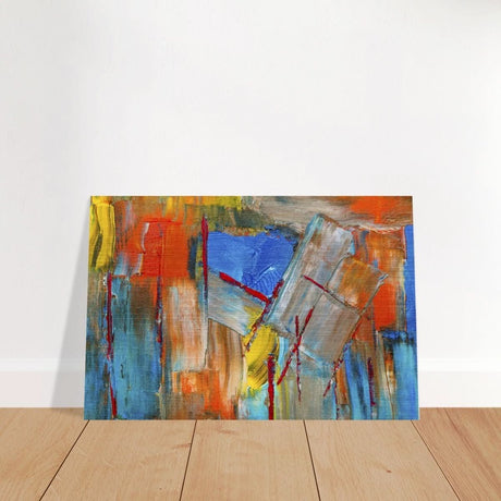 Da Vinci Abstract Wall art - Brushed Aluminum Print - 50x75 cm / 20x30″ - 
