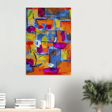 Da Vinci Abstract Wall Art - Wood Prints - 60x90 cm / 24x36″ - 10 mm