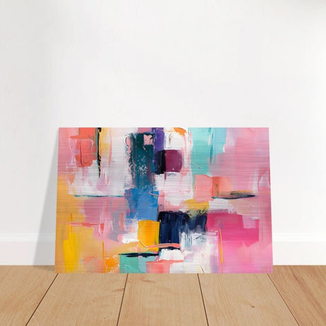 Da Vinci Abstract Wall art - Brushed Aluminum Print - 30x45 cm / 12x18″ - 