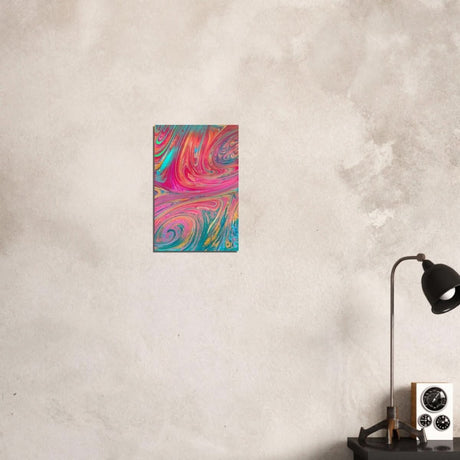 Da Vinci Abstract Wall Art - Brushed Aluminum Print - 30x45 cm / 12x18″ - 
