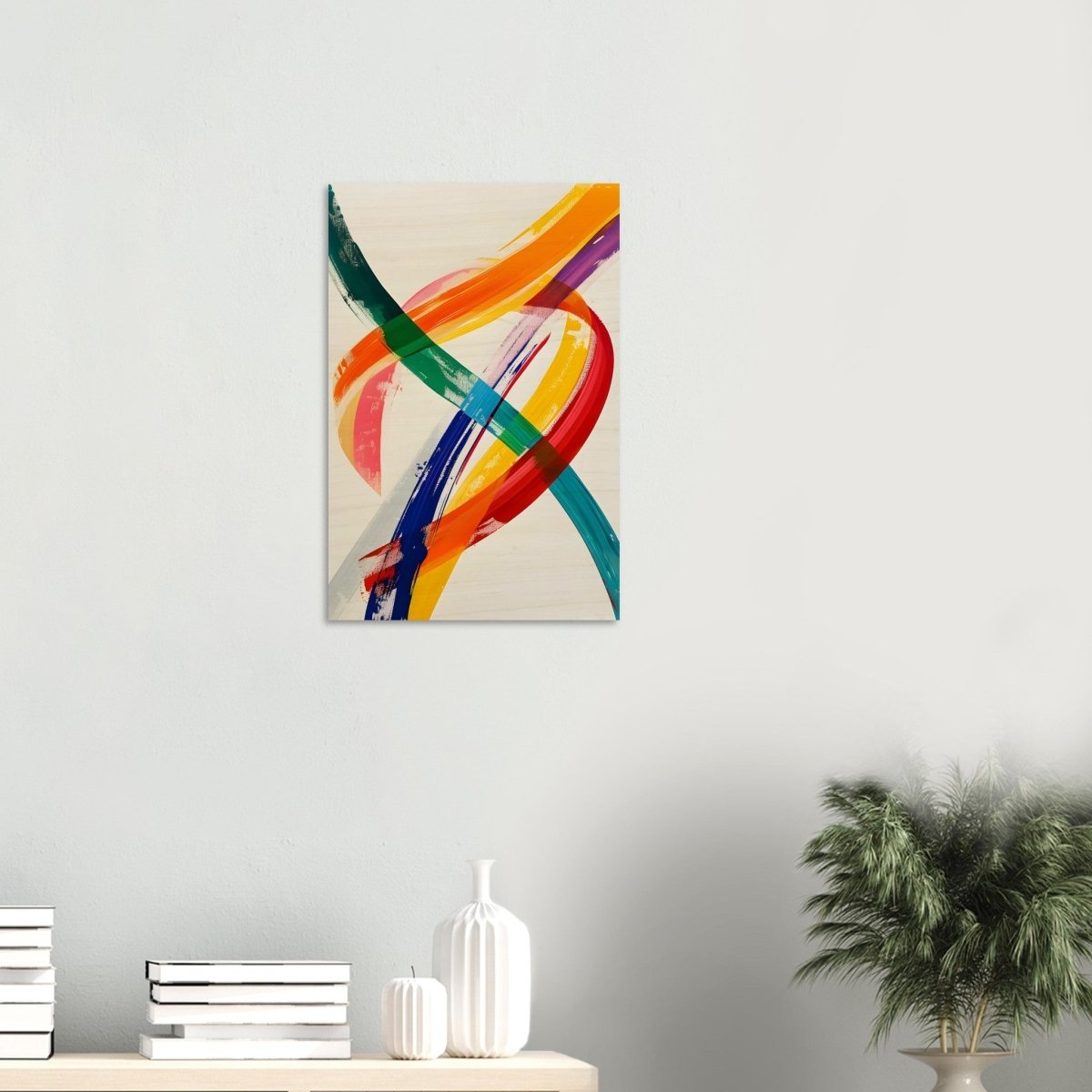 Da Vinci Abstract Wall art - Wood Prints - 40x60 cm / 16x24″ - 20 mm