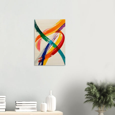 Da Vinci Abstract Wall art - Wood Prints - 40x60 cm / 16x24″ - 20 mm