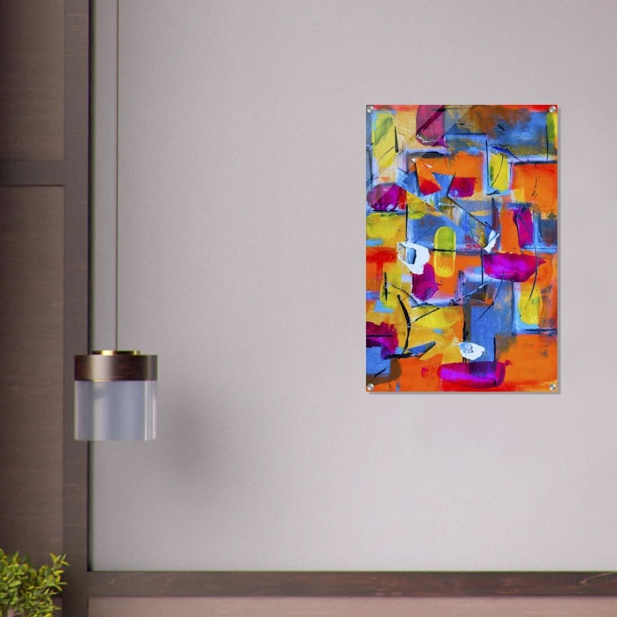 Da Vinci Abstract Wall Art - Acrylic Print - 60x90 cm / 24x36″ - 