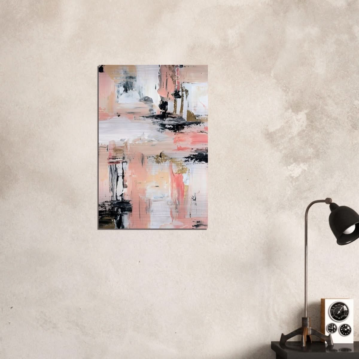 Da Vinci Abstract Wall art - Brushed Aluminum Print - 50x75 cm / 20x30″ - 