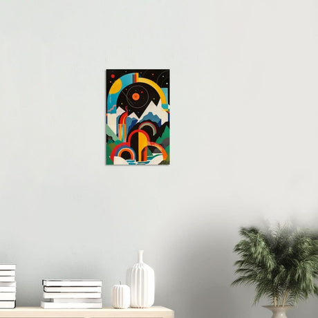 Da Vinci Abstract Wall Art - Wood Prints - 30x45 cm / 12x18″ - 20 mm