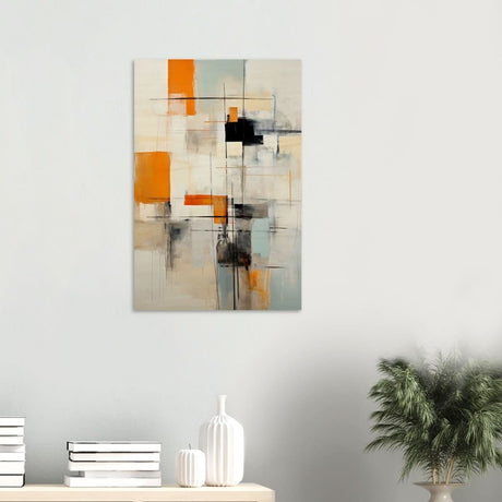 Da Vinci Abstract Wall Art - Wood Prints - 50x75 cm / 20x30″ - 20 mm