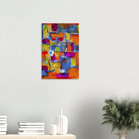 Da Vinci Abstract Wall Art - Wood Prints - 40x60 cm / 16x24″ - 20 mm