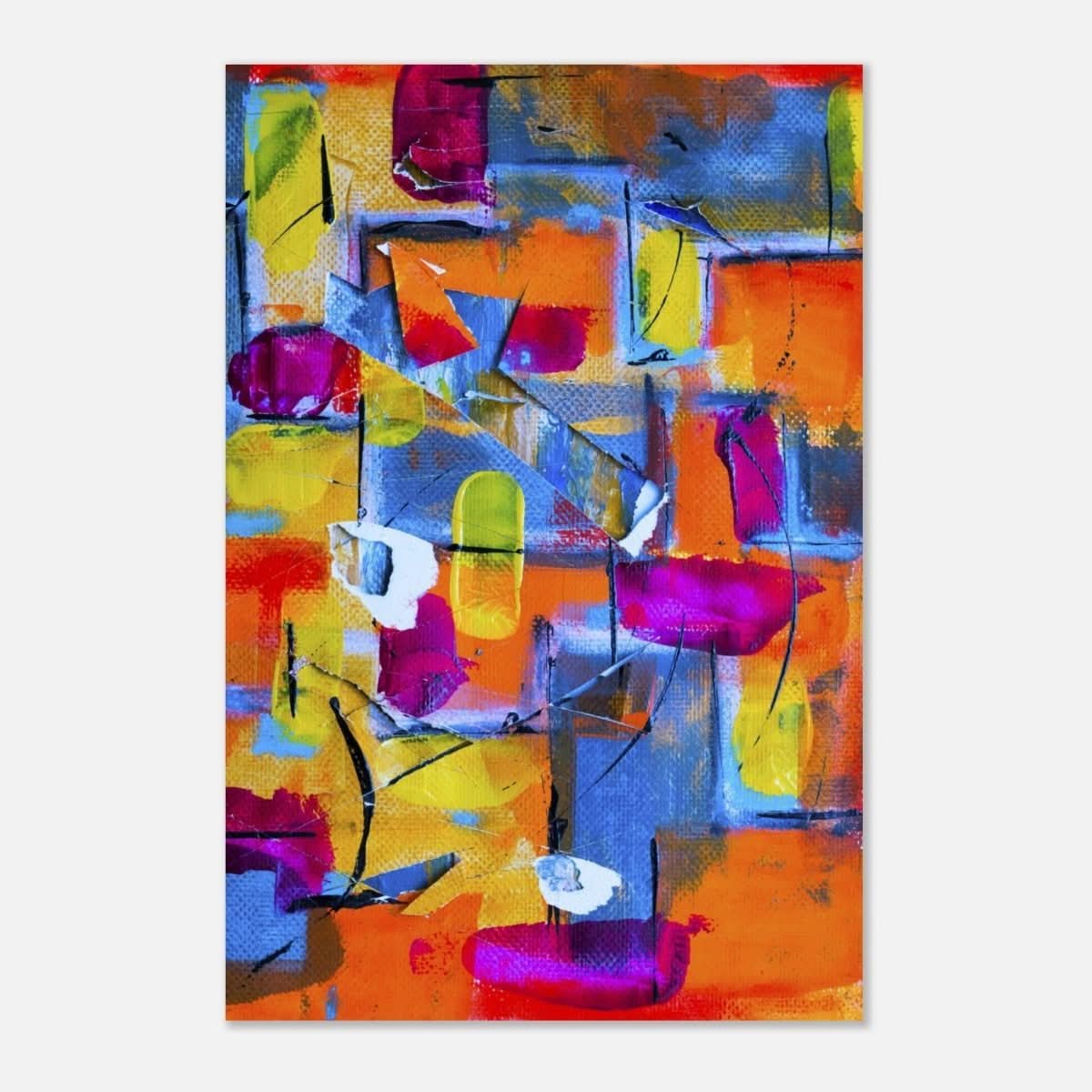 Da Vinci Abstract Wall Art - Aluminum Print - 60x90 cm / 24x36″ - 