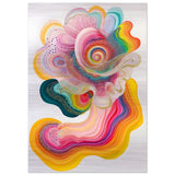 Da Vinci Abstract Wall art - Brushed Aluminum Print - 70x100 cm / 28x40″ - 