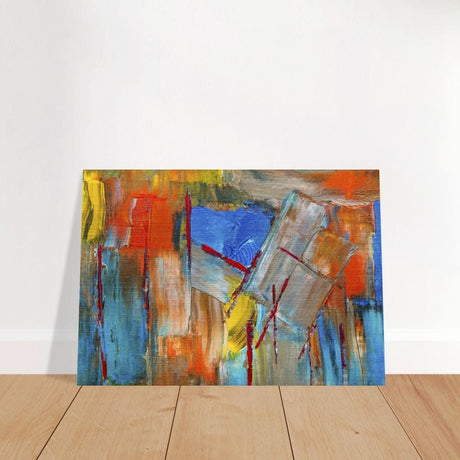 Da Vinci Abstract Wall art - Brushed Aluminum Print - 70x100 cm / 28x40″ - 