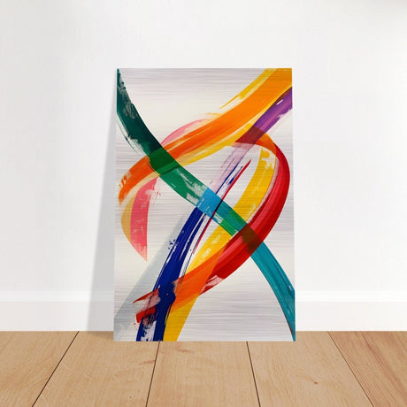 Da Vinci Abstract Wall art - Brushed Aluminum Print - 30x45 cm / 12x18″ - 