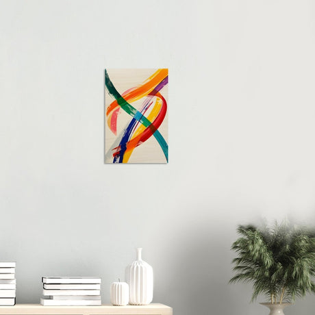 Da Vinci Abstract Wall art - Wood Prints - 30x45 cm / 12x18″ - 10 mm