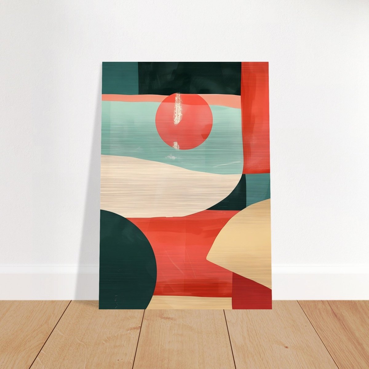 Da Vinci Abstract Wall art - Brushed Aluminum Print - 70x100 cm / 28x40″ - 