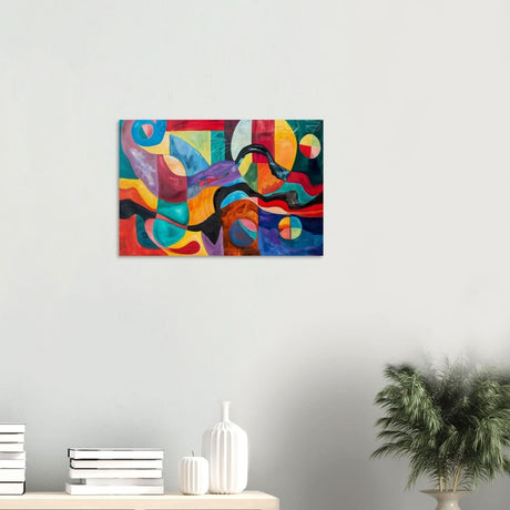 Da Vinci Abstract Wall Art - Wood Prints - 40x60 cm / 16x24″ - 10 mm