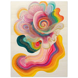 Da Vinci Abstract Wall art - Brushed Aluminum Print - 50x75 cm / 20x30″ - 