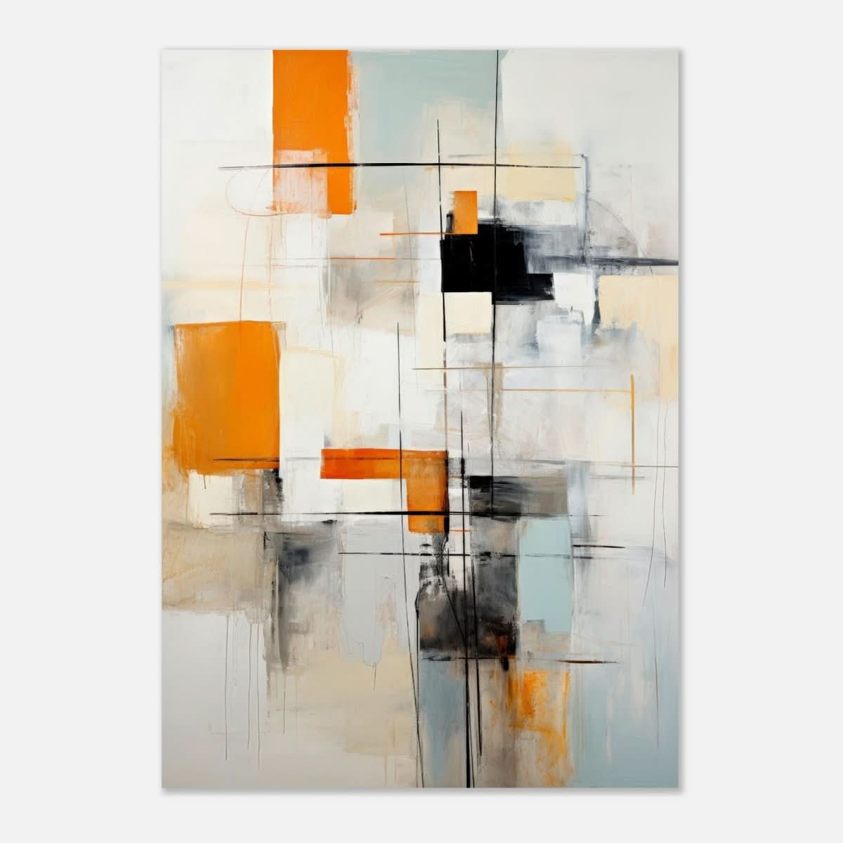 Da Vinci Abstract Wall Art - Aluminum Print - 70x100 cm / 28x40″ - 