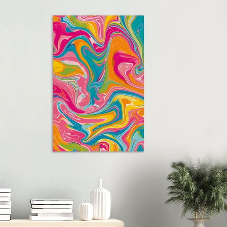 Da Vinci Abstract Wall art - Wood Prints - 60x90 cm / 24x36″ - 10 mm