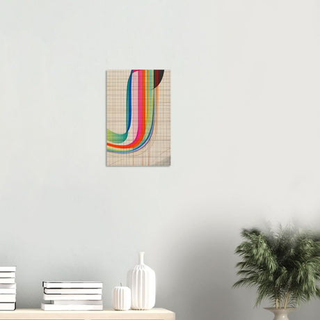 Da Vinci Abstract Wall Art - Wood Prints - 30x45 cm / 12x18″ - 10 mm