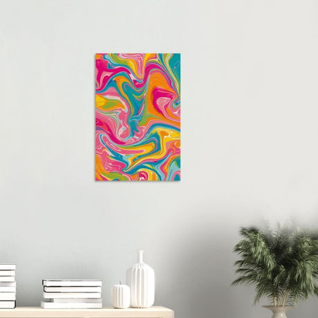 Da Vinci Abstract Wall art - Wood Prints - 40x60 cm / 16x24″ - 10 mm