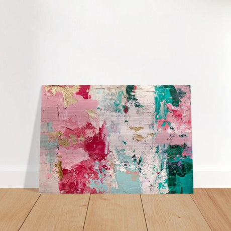 Da Vinci Abstract Wall Art - Brushed Aluminum Print - 70x100 cm / 28x40″ - 