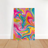 Da Vinci Abstract Wall art - Brushed Aluminum Print - 30x45 cm / 12x18″ - 