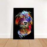 Da Vinci Animal Kingdom Wall art print collection | Dog painting print | Contemporary Art - Brushed Aluminum Print - 50x75 cm / 20x30″ - 