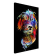Da Vinci Animal Kingdom Wall art print collection | Dog painting print | Contemporary Art - Canvas - 60x90 cm / 24x36″ - Thick