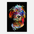 Da Vinci Animal Kingdom Wall art print collection | Dog painting print | Contemporary Art - Wood Prints - 50x75 cm / 20x30″ - 10 mm