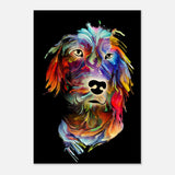 Da Vinci Animal Kingdom Wall art print collection | Dog painting print | Contemporary Art - Wood Prints - 70x100 cm / 28x40″ - 20 mm