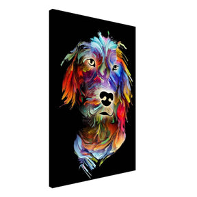 Da Vinci Animal Kingdom Wall art print collection | Dog painting print | Contemporary Art - Canvas - 50x75 cm / 20x30″ - Slim